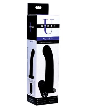XR Brands STRAP U SECRET G SILICONE DILDO WITH REMOTE