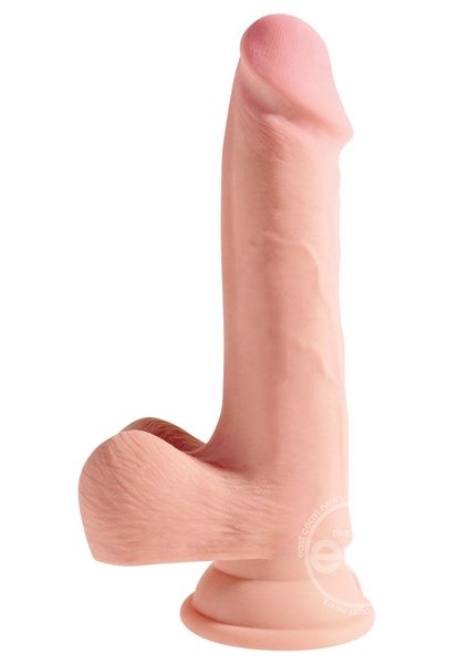 PIPEDREAM PRODUCTS KING COCK PLUS, 7.5" TRIPLE DENSITY W