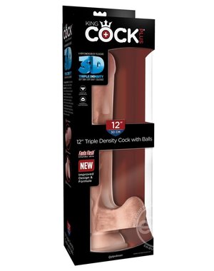 PIPEDREAM PRODUCTS KING COCK PLUS 12" TRIPLE DENSITY