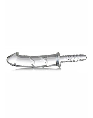 XR Brands MASTER SERIES BATTLE RAMMER PHALLIC GLASS THRUSTER