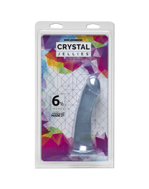 Doc Johnson CRYSTAL JELLIES SLIM 6.5"