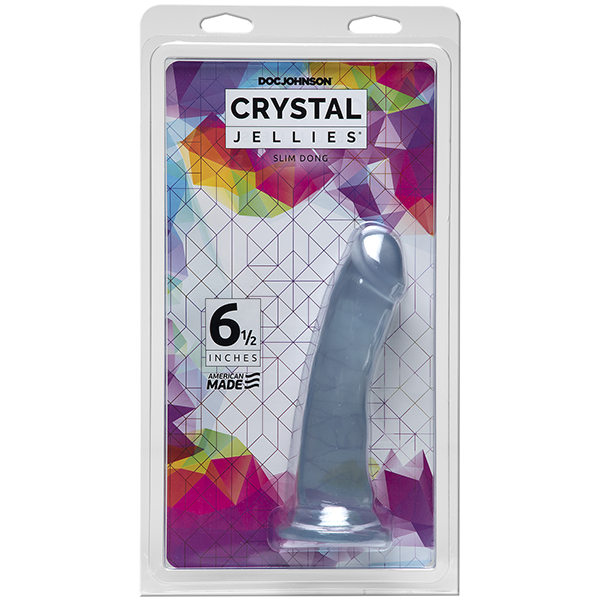 Doc Johnson CRYSTAL JELLIES SLIM 6.5"