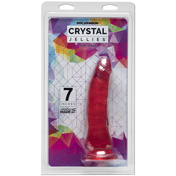 Doc Johnson CRYSTAL JELLIES THIN 7"