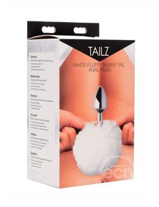 XR Brands TAIL, BUNNY FLUFFY, WHT
