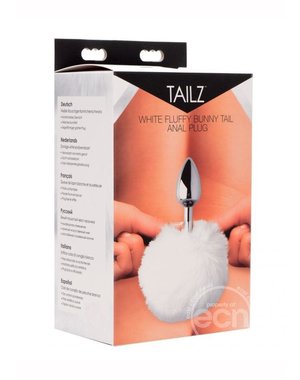 XR Brands TAIL, BUNNY FLUFFY, WHT