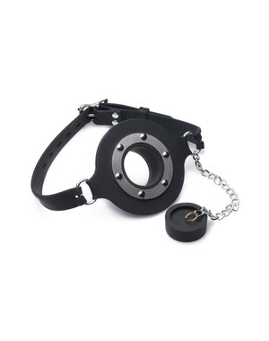 CalExotics MASTER SERIES  PIE HOLE SILICONE FEEDING GAG