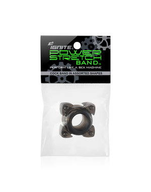 IGNITE SILICONE GUMMIE RING, BLK