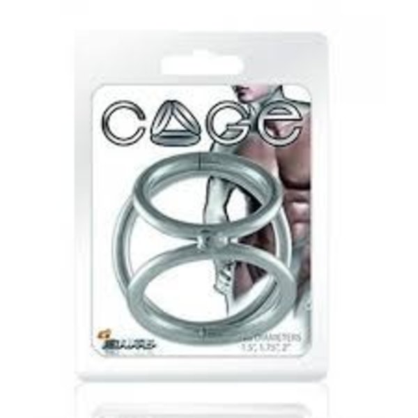 IGNITE 3-RING COCK CAGE, Size B- 1.5", 1.75", 2.0"