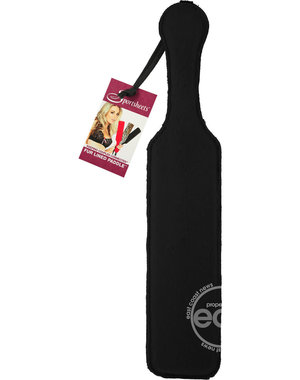  PADDLE, FUR LINED 14.5",BLK