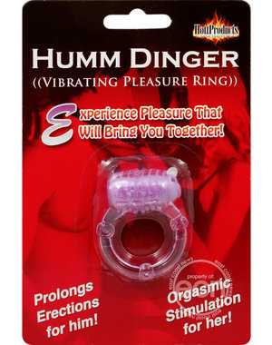 Hott Products VIBRATING HUMM DINGER PURPLE