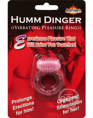 Hott Products VIBRATING HUMM DINGER RED