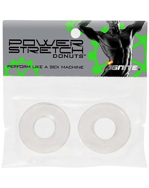 IGNITE GUMMIE DONUT COCK RING, Clear