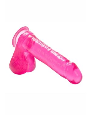  JELLY ROYALE PINK DONG WITH SUCTION 6"