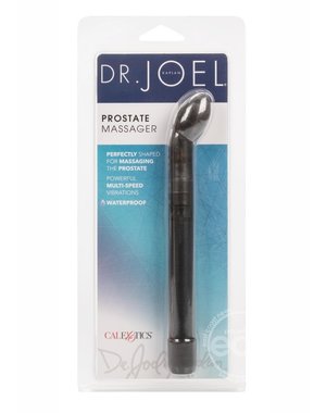 CalExotics DR. JOEL KAPLAN PROSTATE MASSAGER, Plastic Clear Black