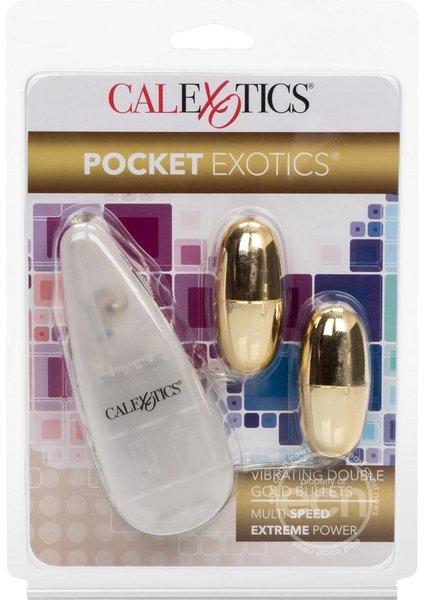 CalExotics BULLET, POCKET EXOTIC DOUBLE GOLD