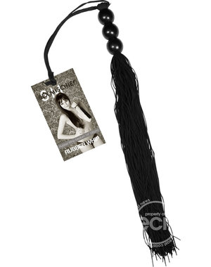  SEX & MISCHIEF MEDIUM RUBBER 14"  WHIP  - 30% OFF