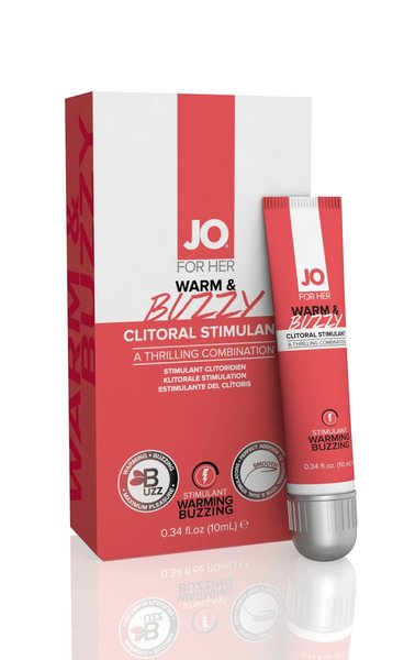SYSTEM JO WARM & BUZZY CLITORAL CREAM 10ML