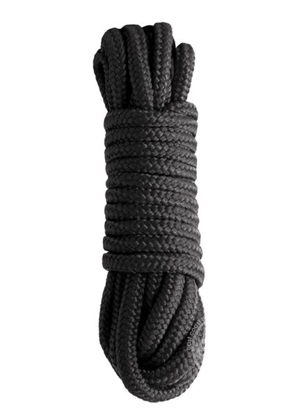 NS Novelties SINFUL NYLON ROPE BLACK 25FT