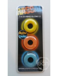 Rascal Toys RASCAL D-RING GLOW 3PK