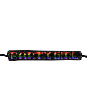  RAINBOW PARTY GIRL BEAD BRACELET
