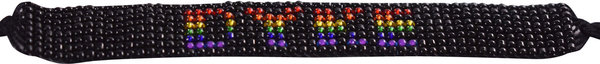 RAINBOW RAINBOW BEAD DYKE BRACELET