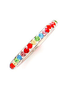 OXBALLS RAINBOW GEM STRING RING