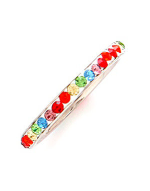 OXBALLS RAINBOW GEM STRING RING