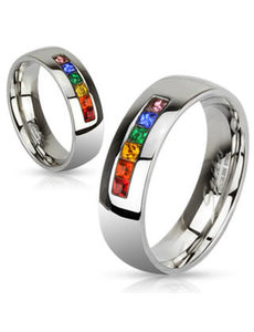 RAINBOW RAINBOW GEM RING