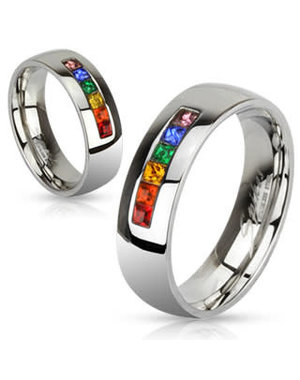 RAINBOW RAINBOW GEM RING