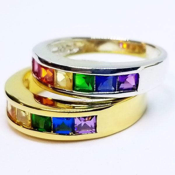 TYSIS PRIDE RING, NARROW 3MM