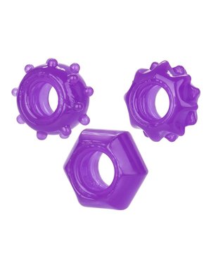 CalExotics REVERSABLE RING SET PURPLE