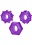 CalExotics REVERSABLE RING SET PURPLE