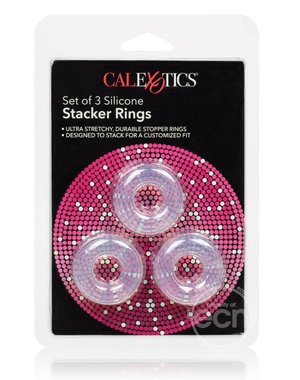 CalExotics SILICONE STACKER RINGS 3PC SET