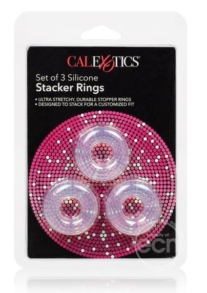 CalExotics SILICONE STACKER RINGS 3PC SET