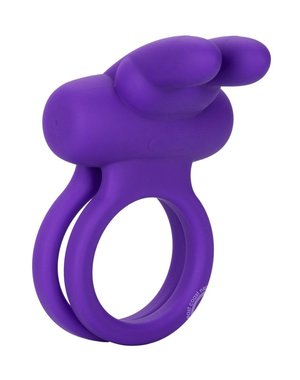 CalExotics SILICONE RECHARGEABLE DUAL ROCKIN RABBIT