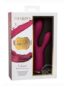 CalExotics UNCORKED CABERNET SILICONE RECHARGEABLE RABBIT VIBRATOR