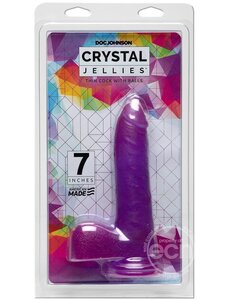 Doc Johnson CRYSTAL JELLIES THIN COCK 7"