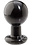 Doc Johnson ROUND BUTT PLUG LARGE BLACK