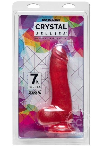 Doc Johnson CRYSTAL JELLIES MASTER COCK 7.5"