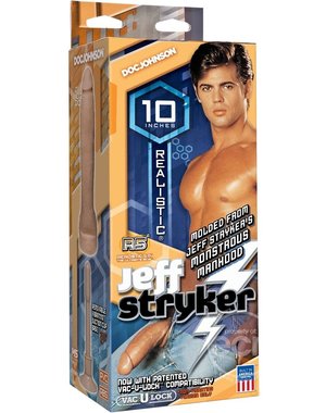 Doc Johnson STRYKER REALISTIC 10" VIBRATING DILDO