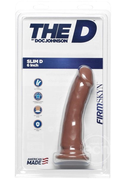 Doc Johnson THE D SLIM FIRMSKIN 6.5"