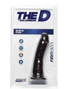 Doc Johnson The D Slim D Firmskyn 6.5" Non Vibrating Dildo