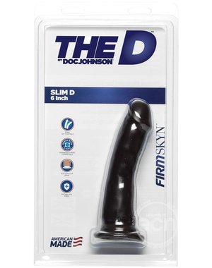 Doc Johnson The D Slim D Firmskyn 6.5" Non Vibrating Dildo