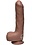 Doc Johnson THE D UNCUT D W/ BALLS FIRMSKYN 9" BROWN