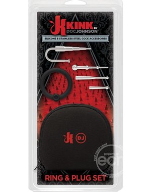 Doc Johnson KINK SILICONE & STAINLESS STEEL COCK ACCESSORIES