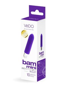 VEDO TOYS VEDO BAM MINI RECHARGEABLE SILICONE BULLET