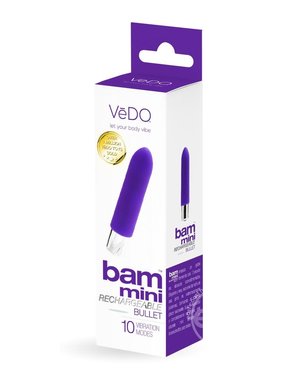VEDO TOYS VEDO BAM MINI RECHARGEABLE SILICONE BULLET