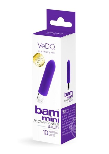 VEDO TOYS VEDO BAM MINI RECHARGEABLE SILICONE BULLET