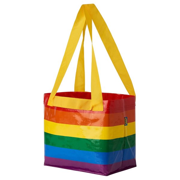 IKEA REUSABLE RAINBOW SHOPPING BAG SMALL