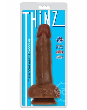 CURVE THINZ SLIM DONG W/ BALLS 7"